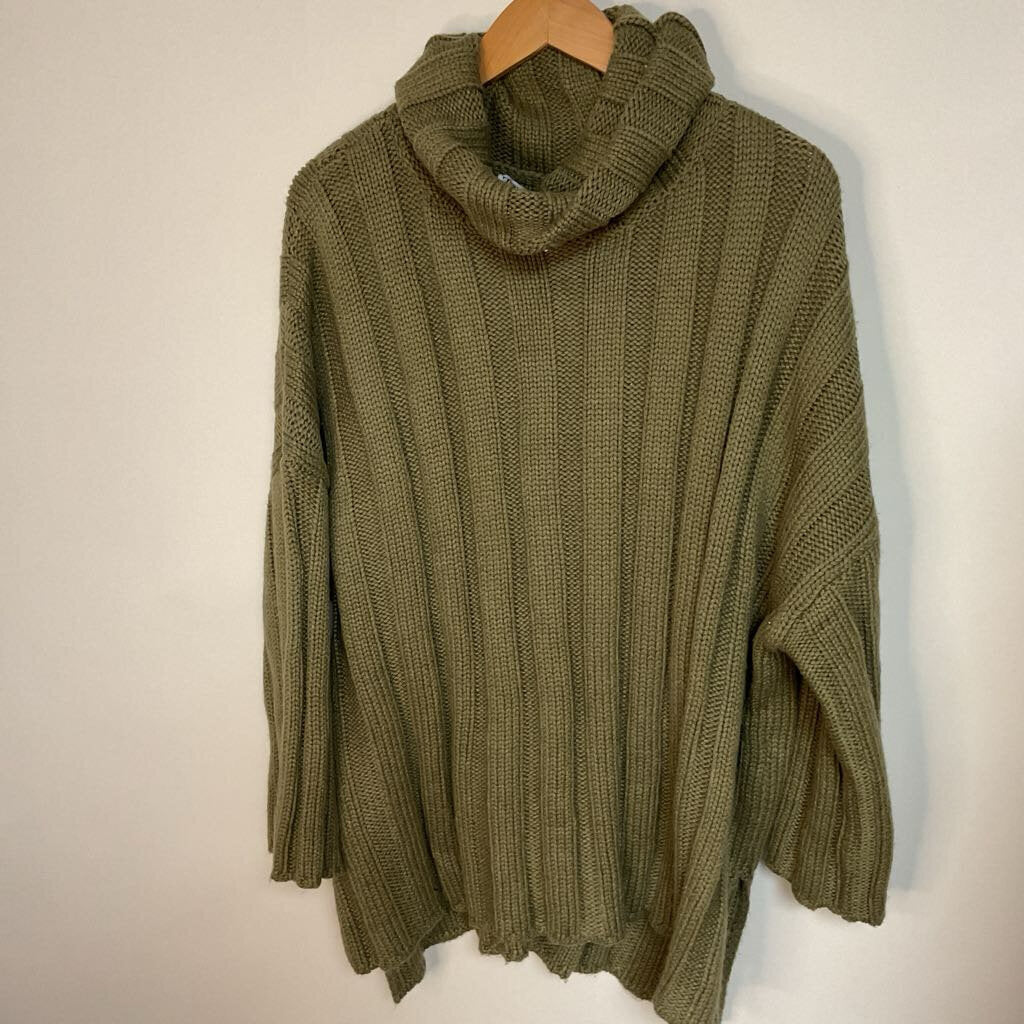 ZARA - M green knit turtleneck