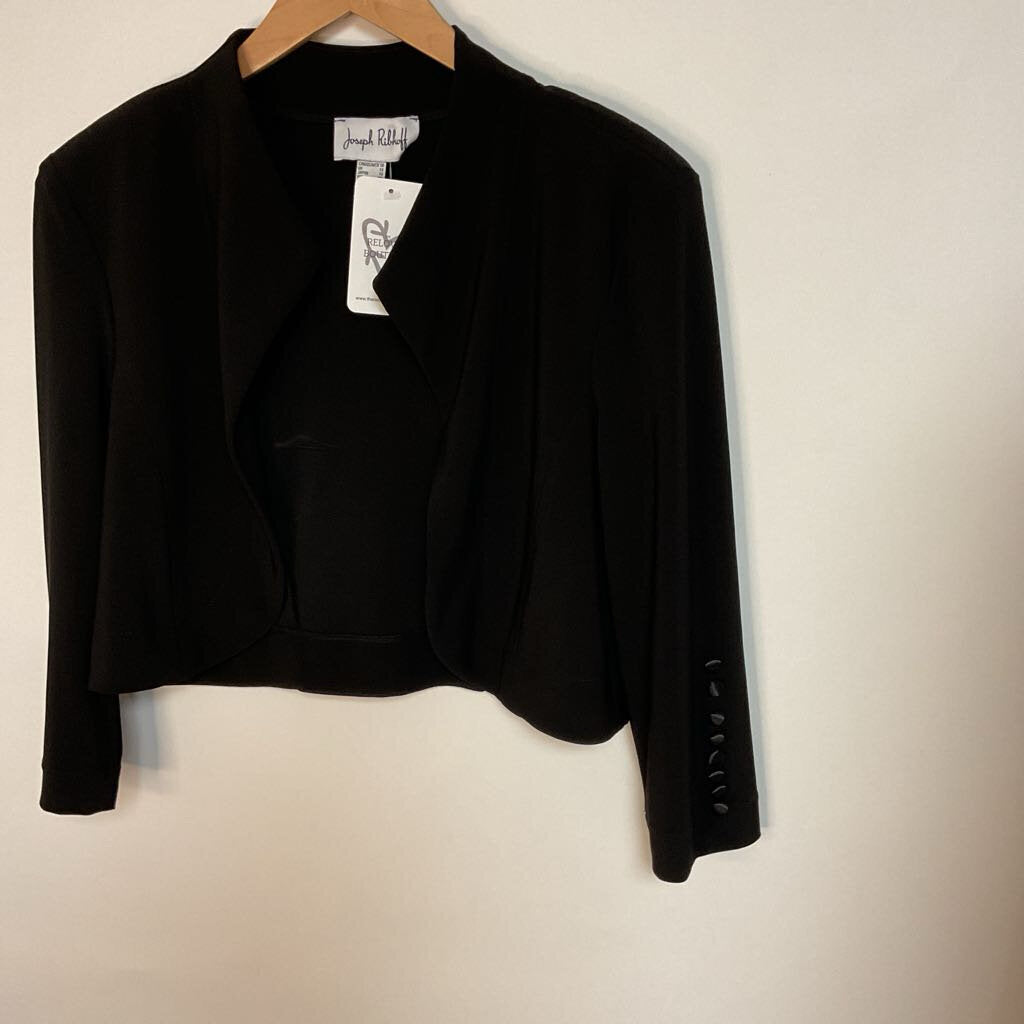 Joseph Ribkoff - 10 black bolero button cuff
