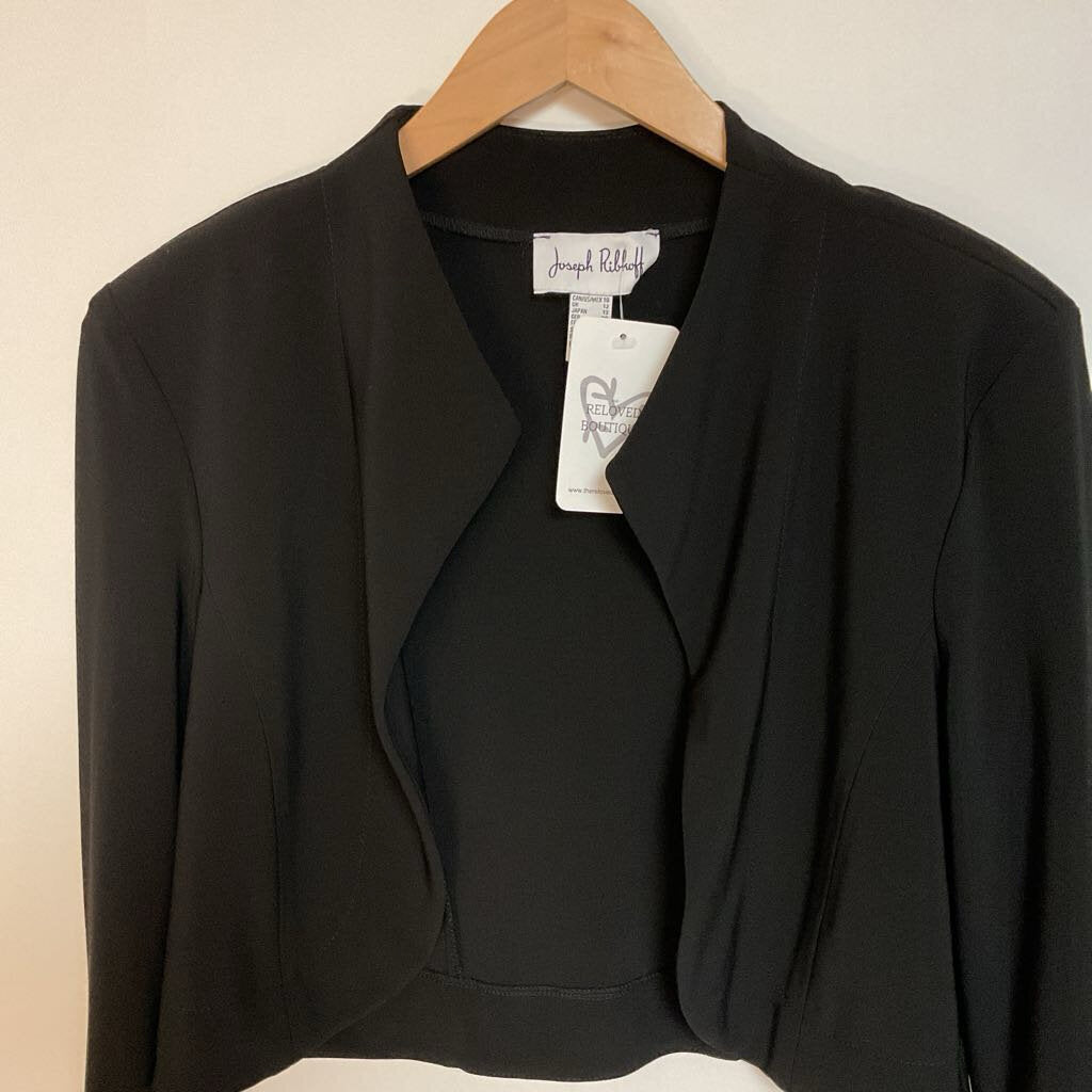 Joseph Ribkoff - 10 black bolero button cuff