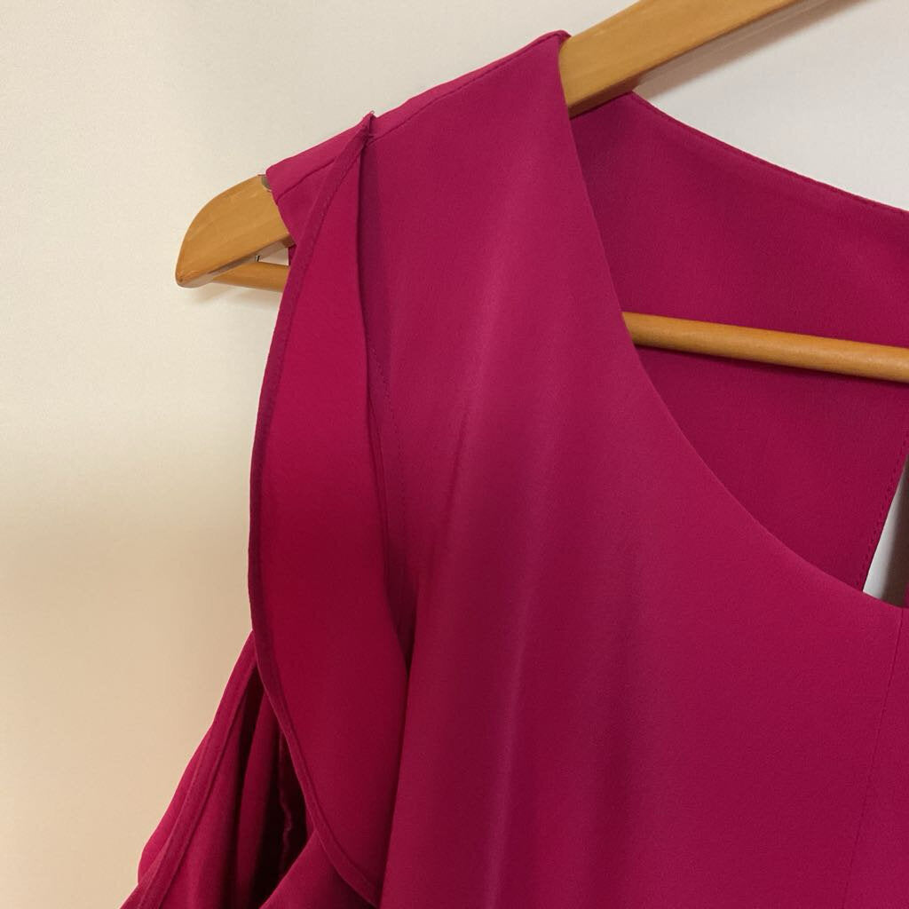 Rachel Roy - 3X - pink cold shoulder long sleeve top