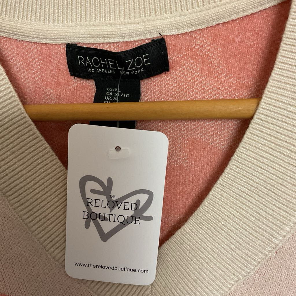 Rachel Zoe - XL creme peach floral