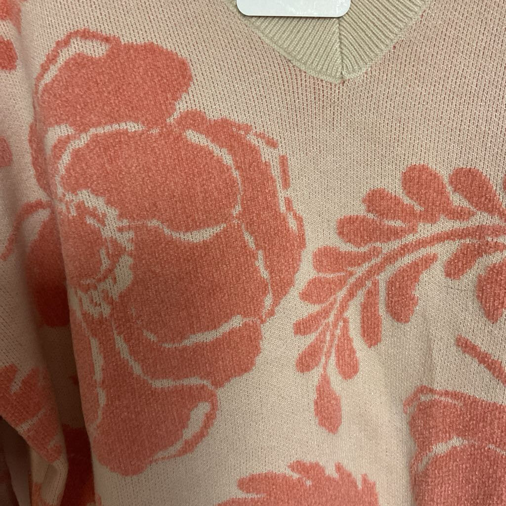 Rachel Zoe - XL creme peach floral