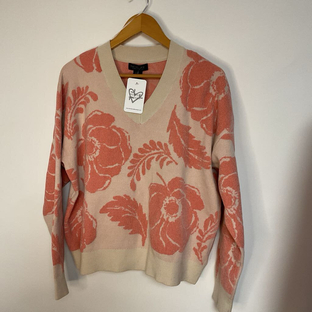 Rachel Zoe - XL creme peach floral