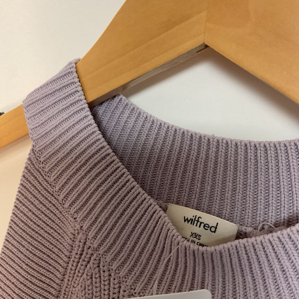 Wilfred - XXS - light purple high neck sleeveless top
