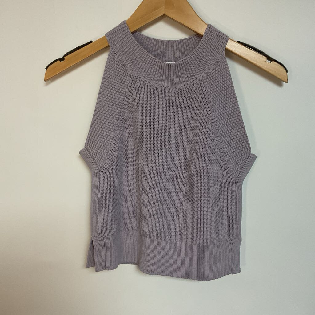 Wilfred - XXS - light purple high neck sleeveless top