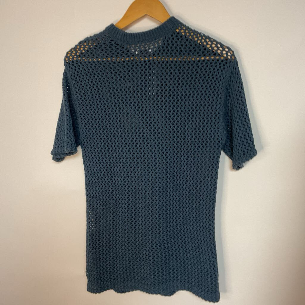 Tna - XS blue knit mid sleeve