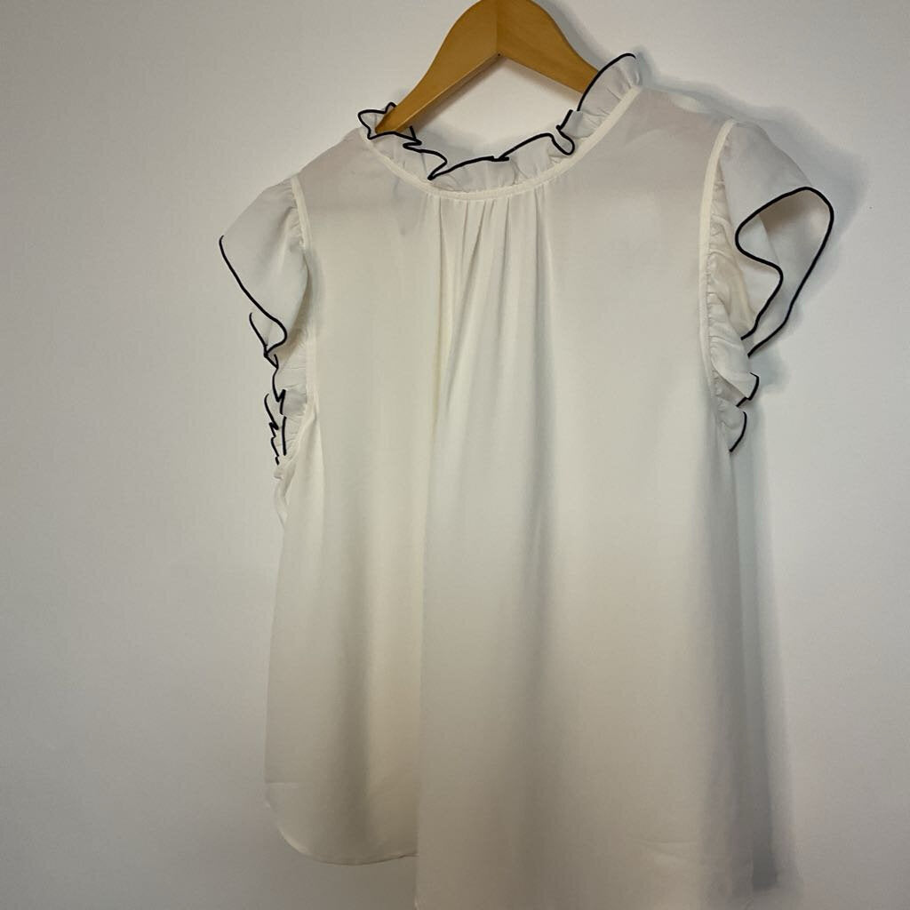 S - purple long sleeve button front