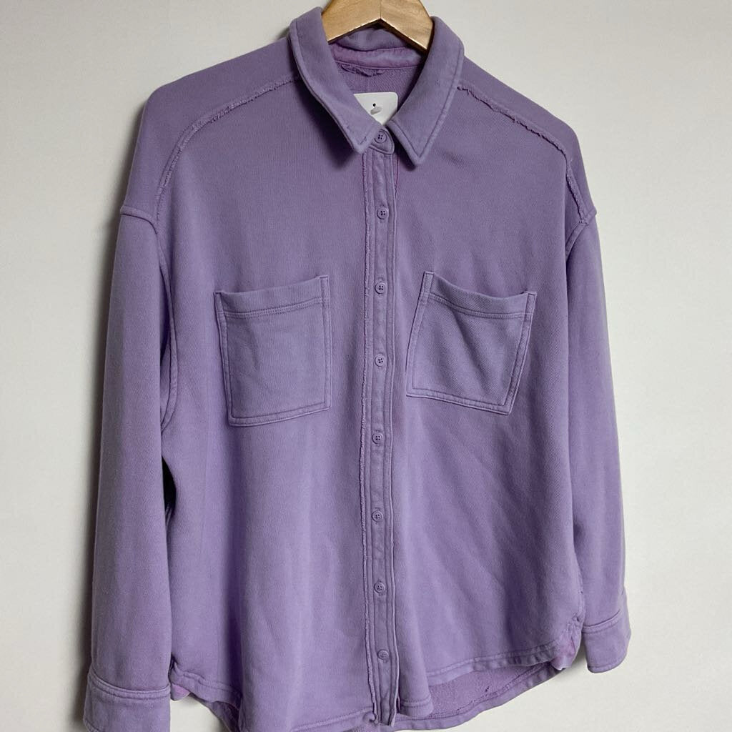 Aerie - S - Purple long sleeve button front