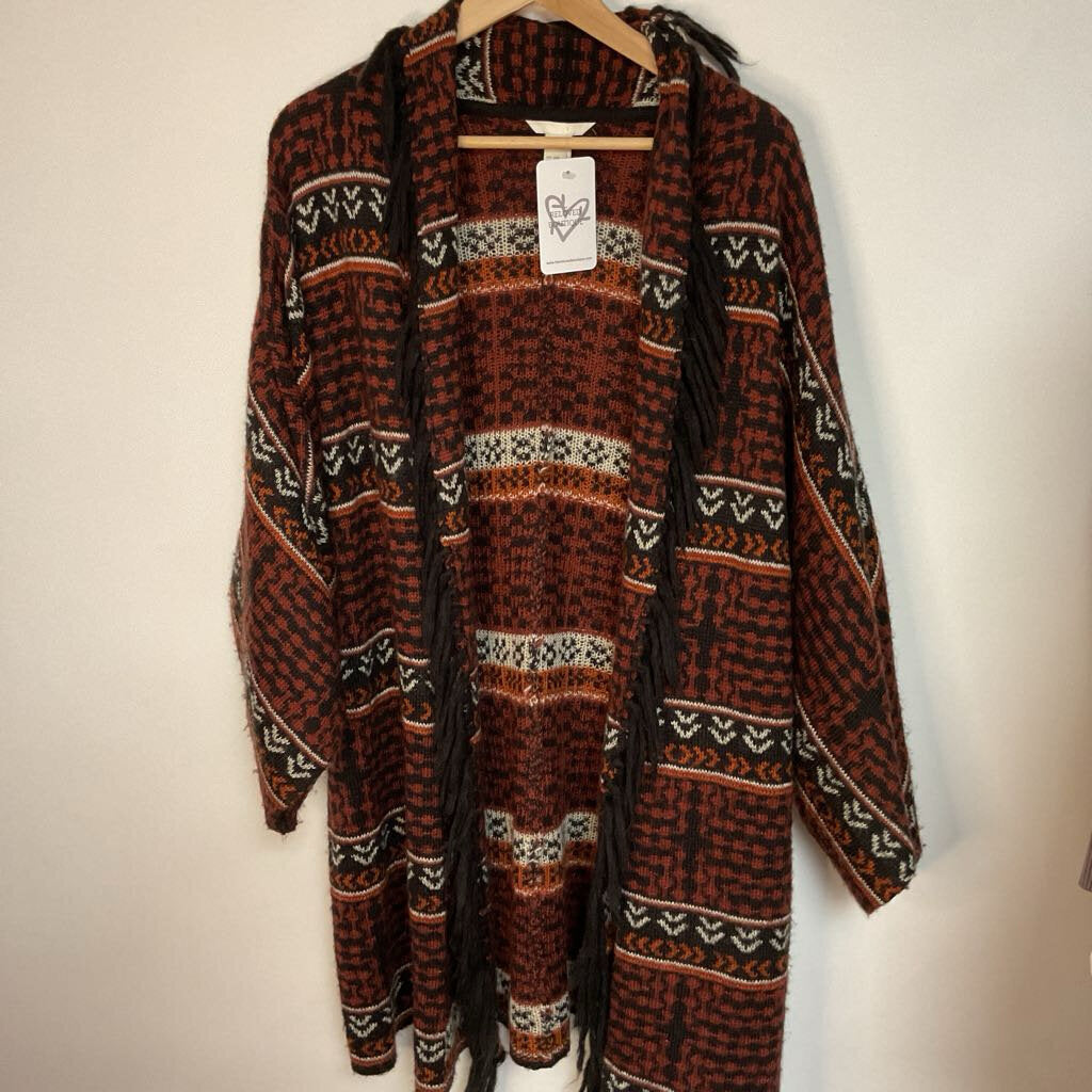 Orange fashion village-OS creme crochet knit