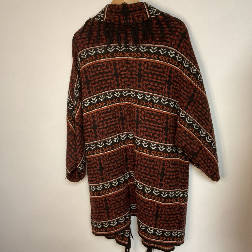 Orange fashion village-OS creme crochet knit
