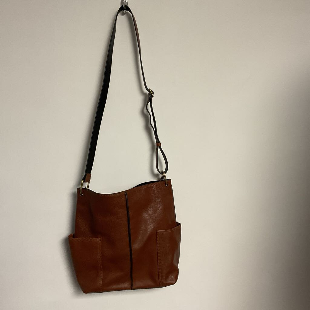 FOSSIL - NWT - brown leather crossbody