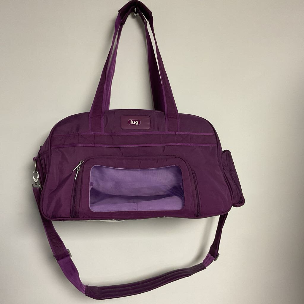 LUG - purple overnight bag