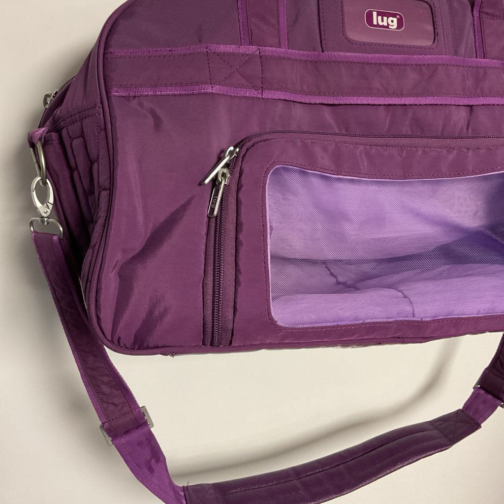 LUG - purple overnight bag