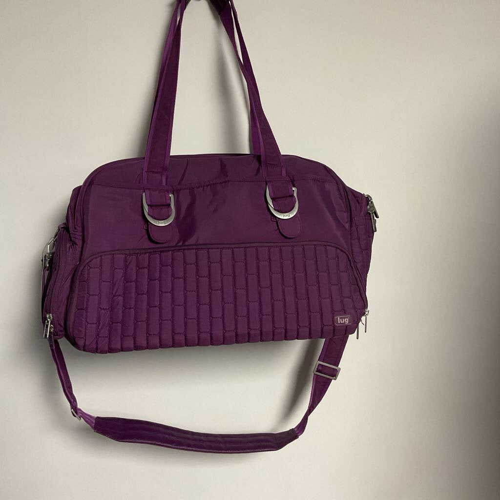 LUG - purple overnight bag