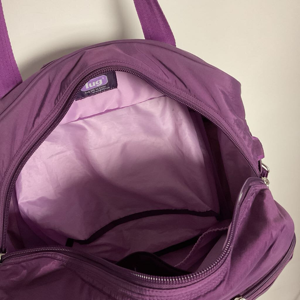 LUG - purple overnight bag