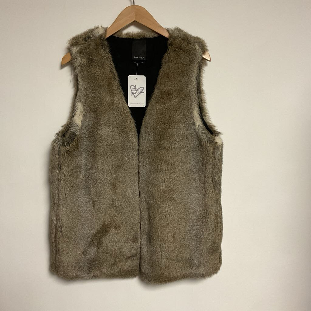 Talula - L - Faux fur vest
