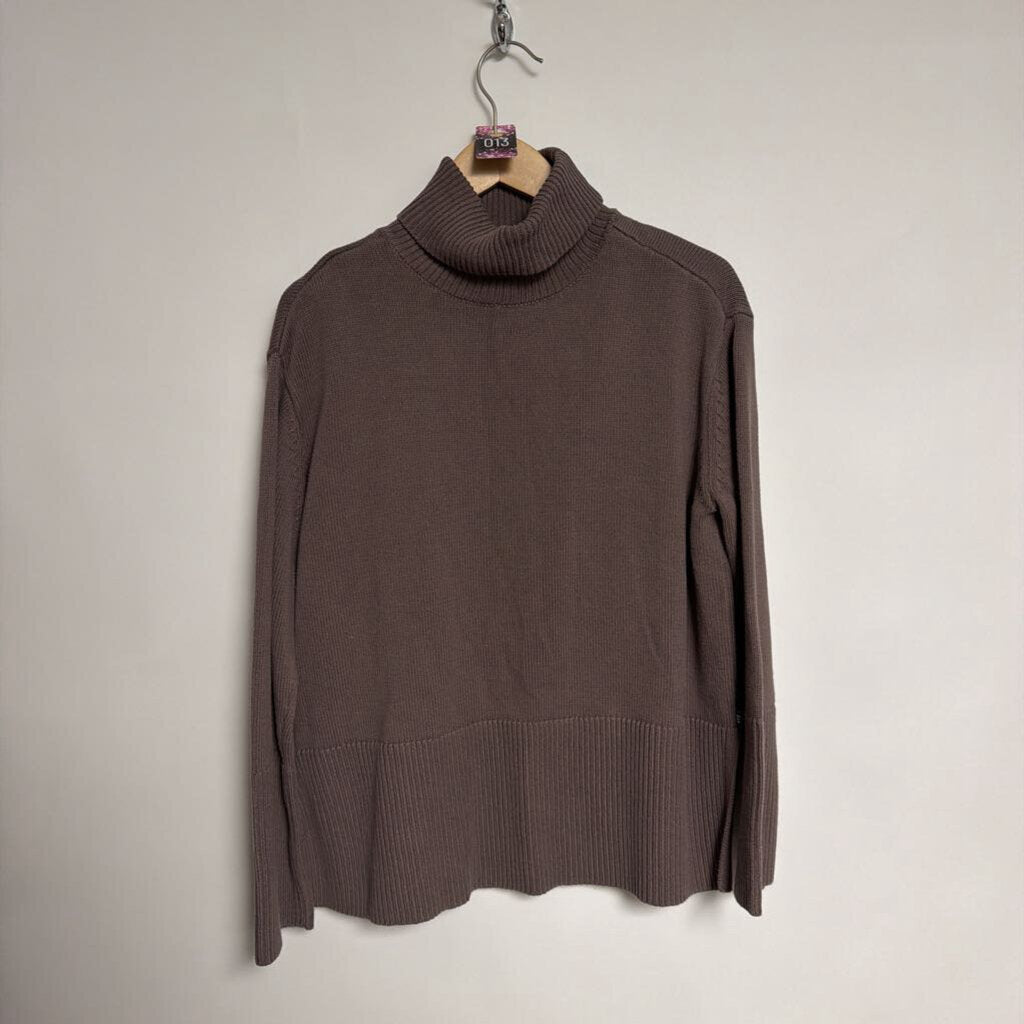 013 GAP - S - brown knit turtleneck