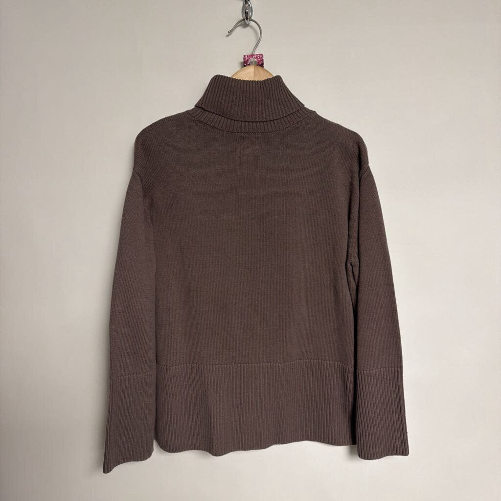 013 GAP - S - brown knit turtleneck