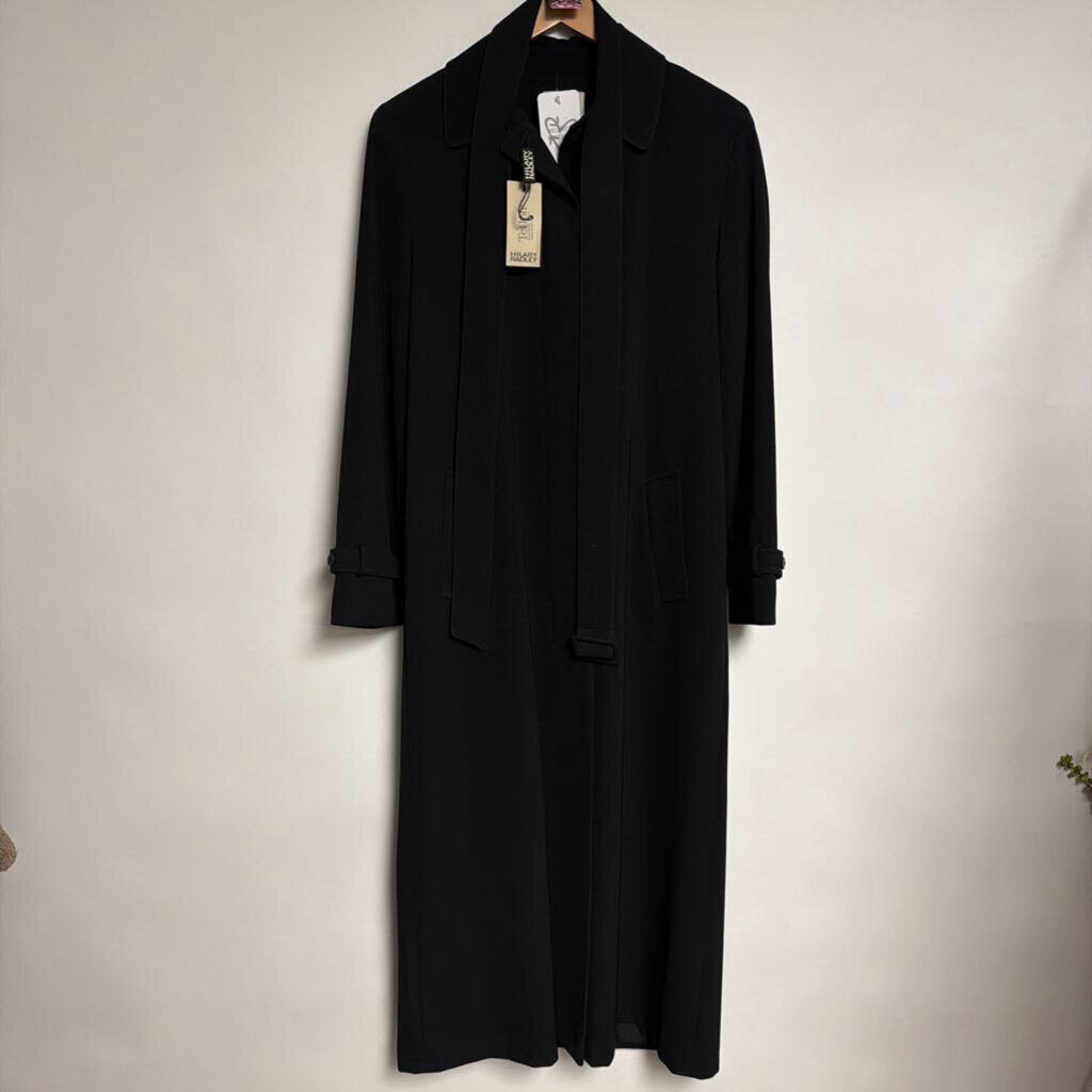 022 Hilary Radley - Size 4 -NWT black trench coat