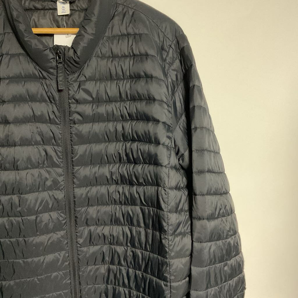 Old Navy - XXL - black lightweight puffer coat