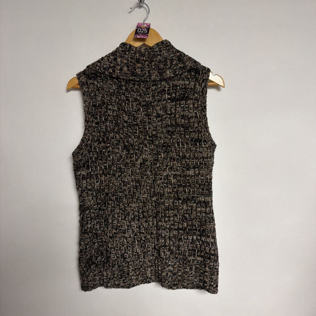 025 Jones New York - M - tonal brown knit vest
