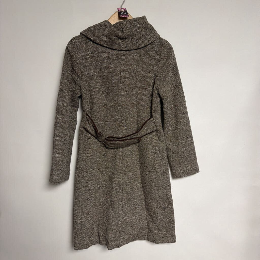 011 Soia & Kyo - XS - brown white textured wool blend with 3 cross straps