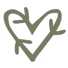 Green heart icon with arrows around the heart.